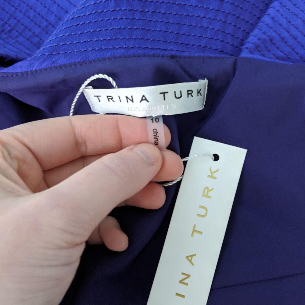 Trina Turk Flounce Ruffle Dress - Picture 6 of 7